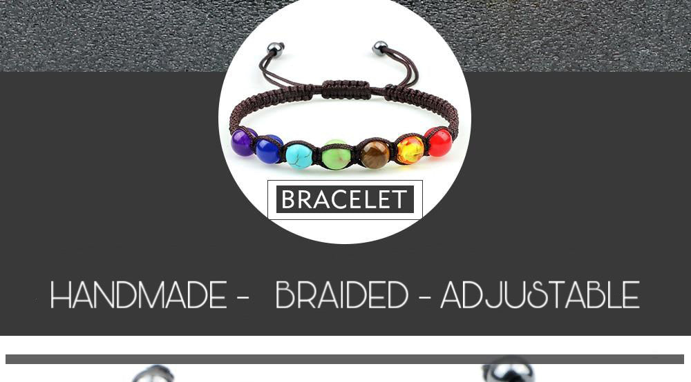 7 Chakra Beaded Bracelet