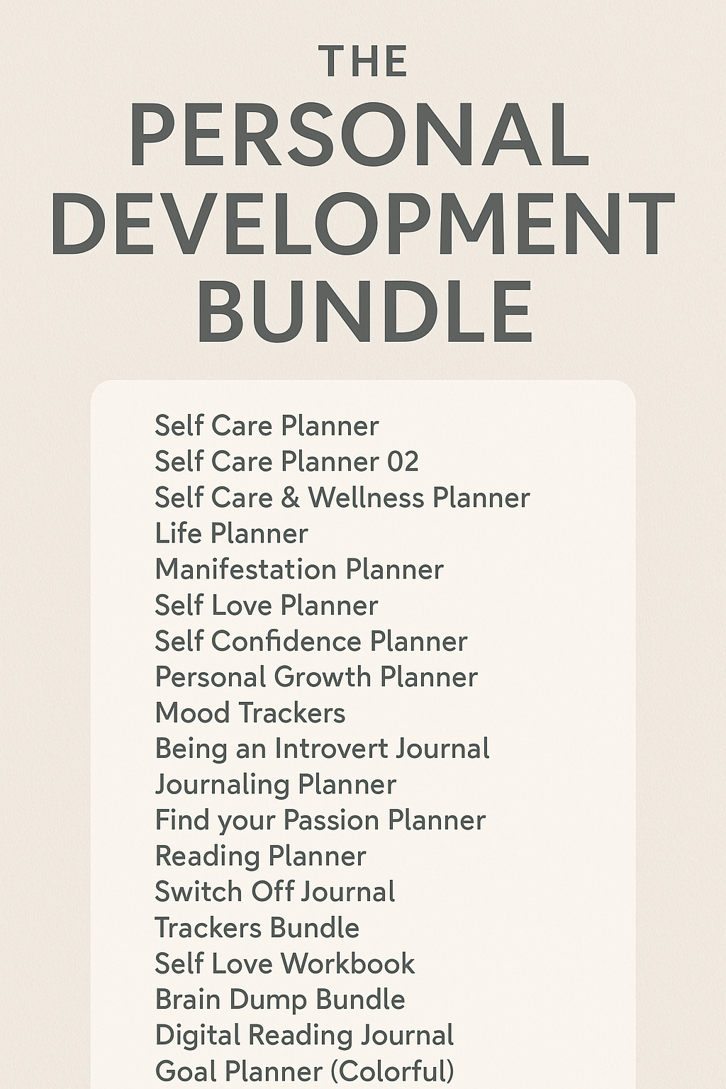 The Ultimate Personal Development Bundle