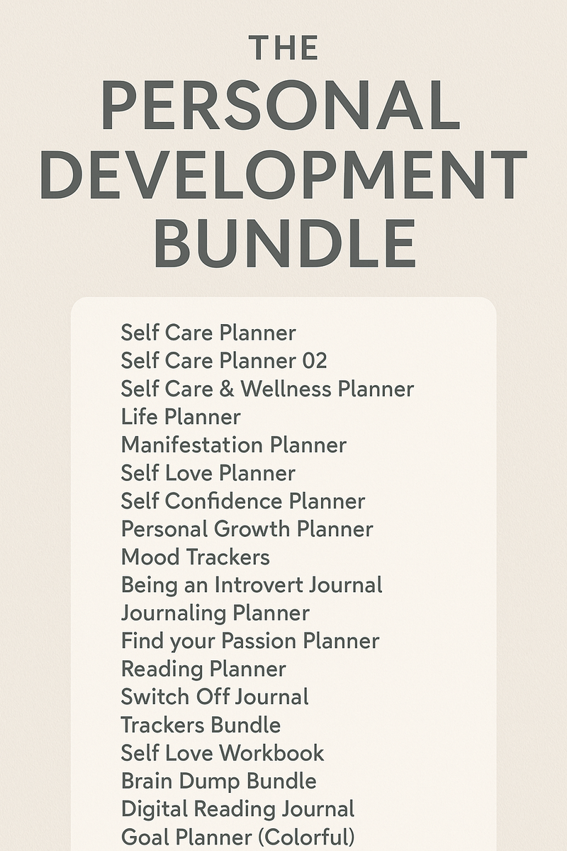 The Ultimate Personal Development Bundle – The Happy Mind Store