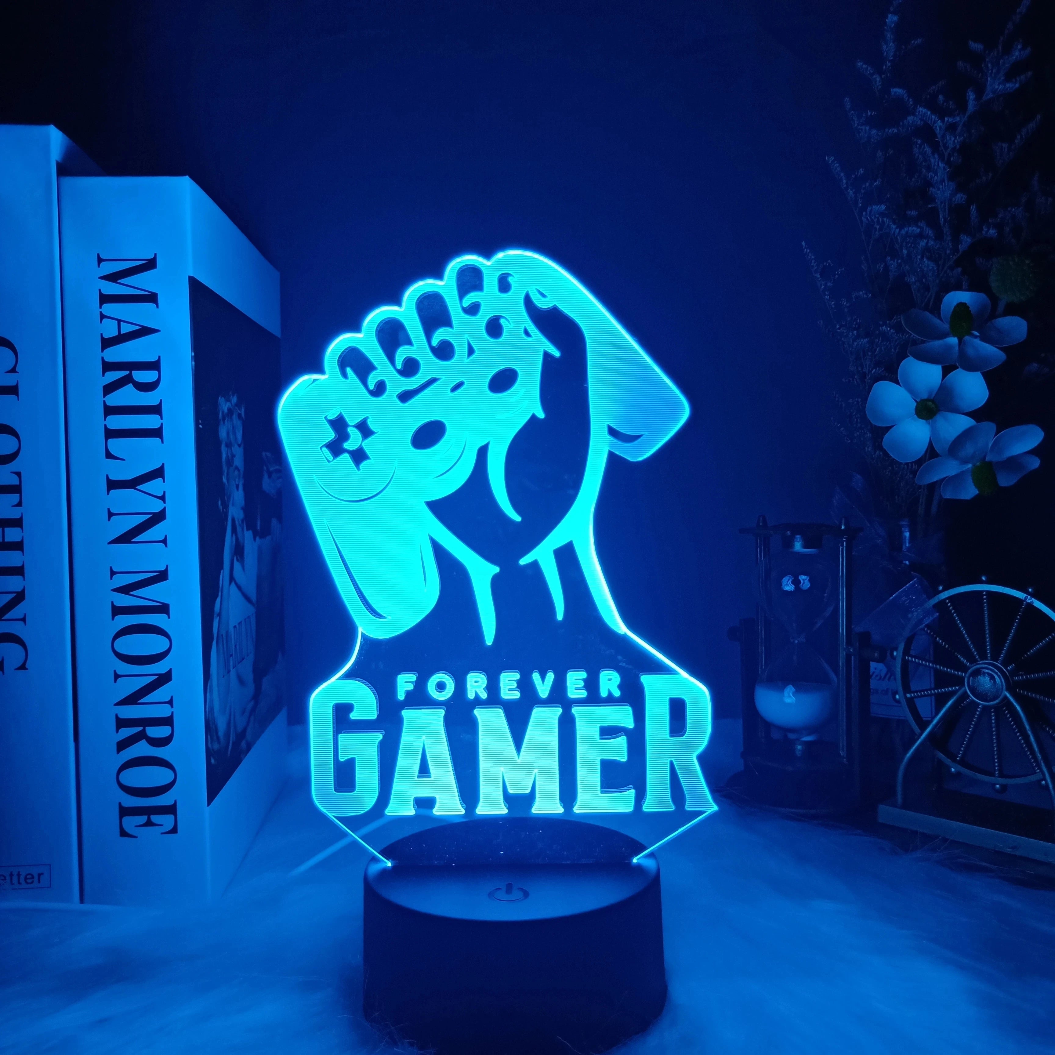 3D Illusion LED Gaming Lamp