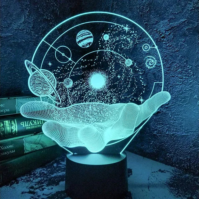 3D Illusion LED Gaming Lamp