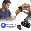 Smartwatch mit Bluetooth-Ohrhörern