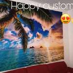 Tropical Scene Tapestries