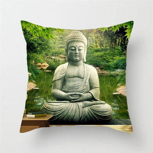 Buddhism Style Replacement Cushion Cover