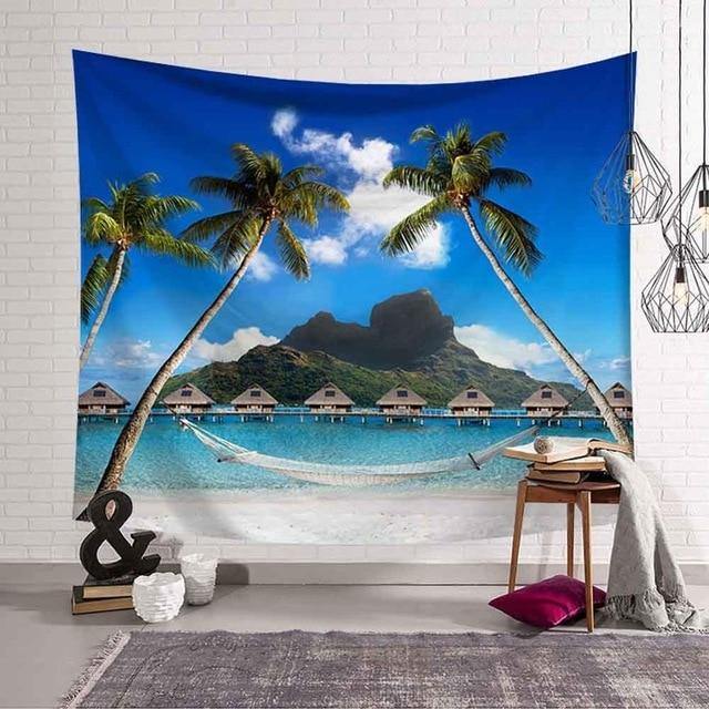 Tropical Landscape Bohemian Tapestries