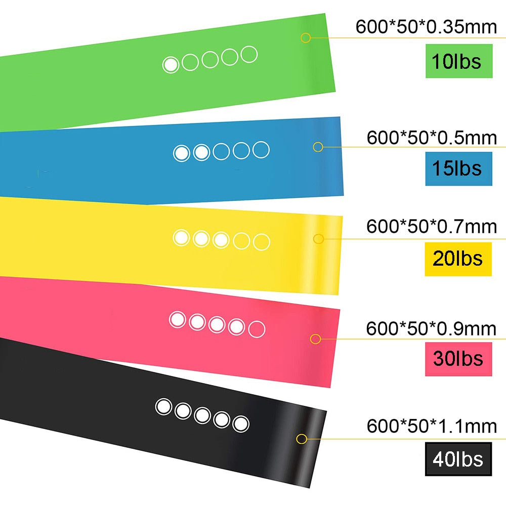 Rubber Resistance Band Set