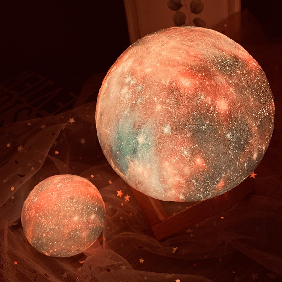 Moon & Galaxy Lamp