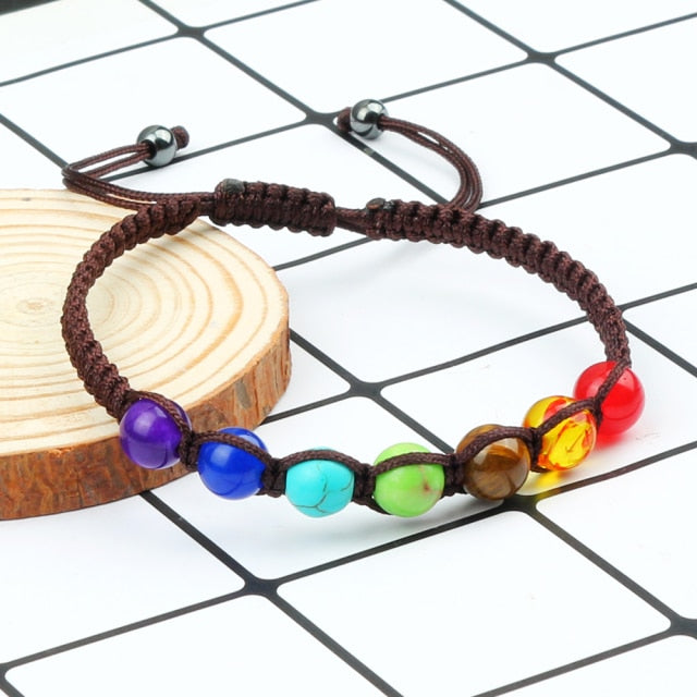 7 Chakra Beaded Bracelet