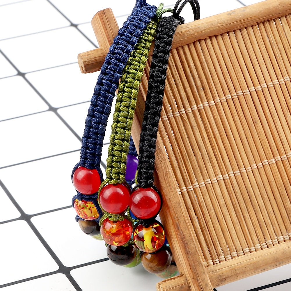 7 Chakra Beaded Bracelet