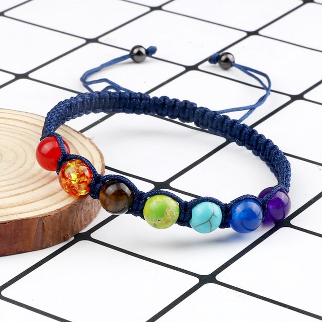 7 Chakra Beaded Bracelet