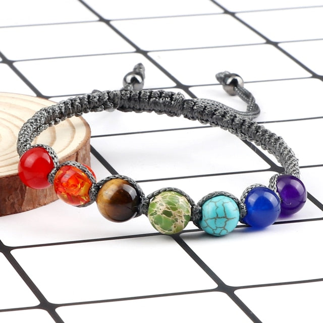 7 Chakra Beaded Bracelet