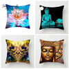 Afbeelding laden in galerijviewer, Buddhism Style Replacement Cushion Cover