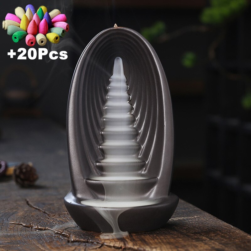 Incense Waterfall & Incense Cones