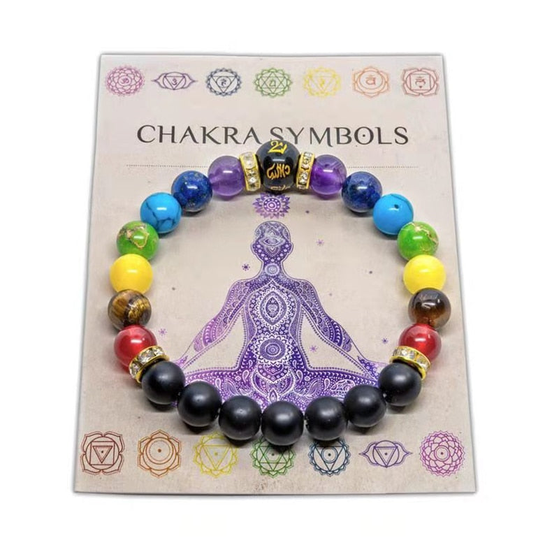 7 Chakra Beaded Bracelet