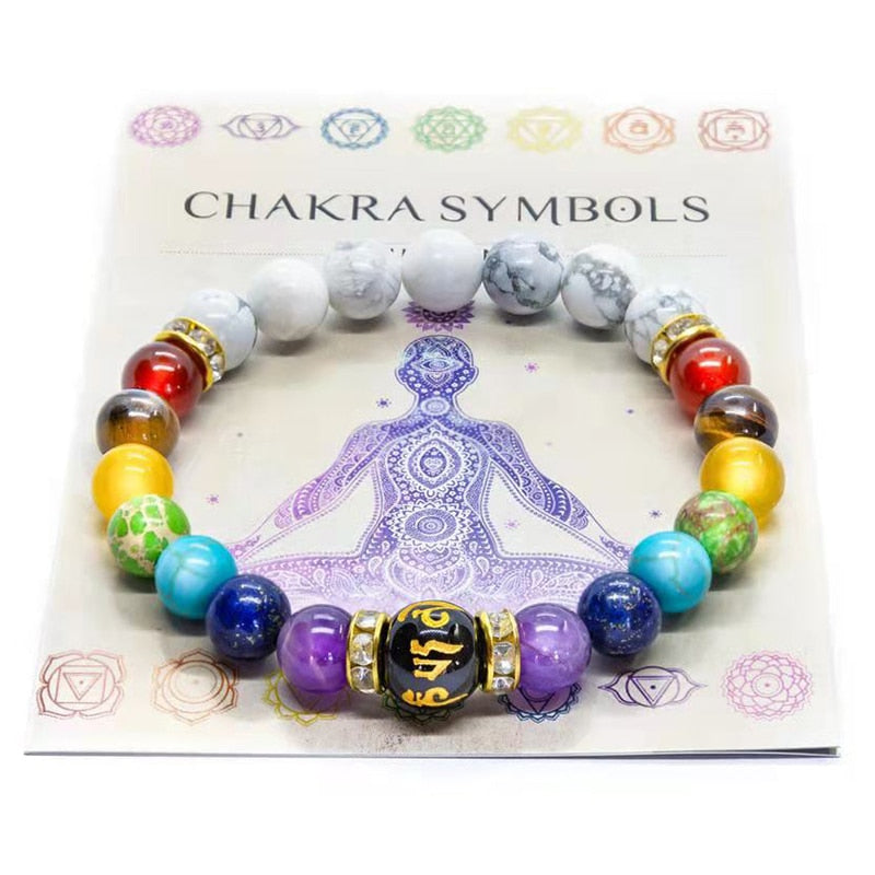 7 Chakra Beaded Bracelet